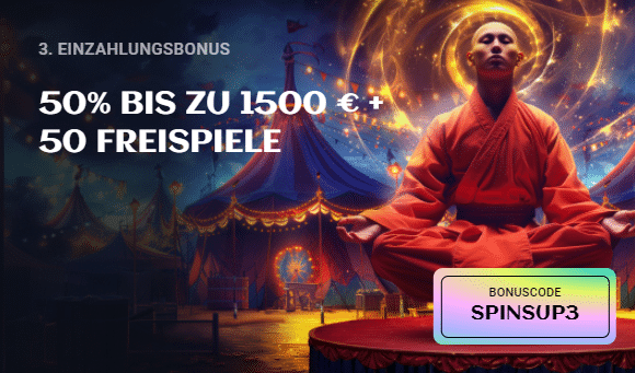 Casino Spinsup De Third Deposit Bonus